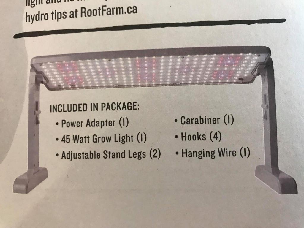 Root farm led store grow light